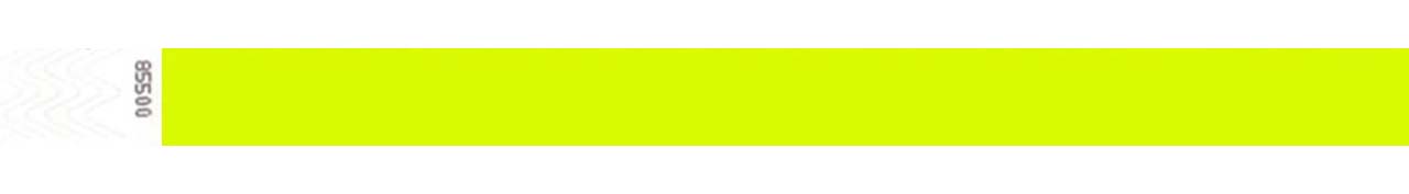 Tyvek 3/4 de pulgada color amarillo neon www.brazaletes.com.ve