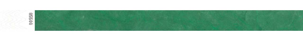 Tyvek 3/4 de pulgada color verde www.brazaletes.com.ve